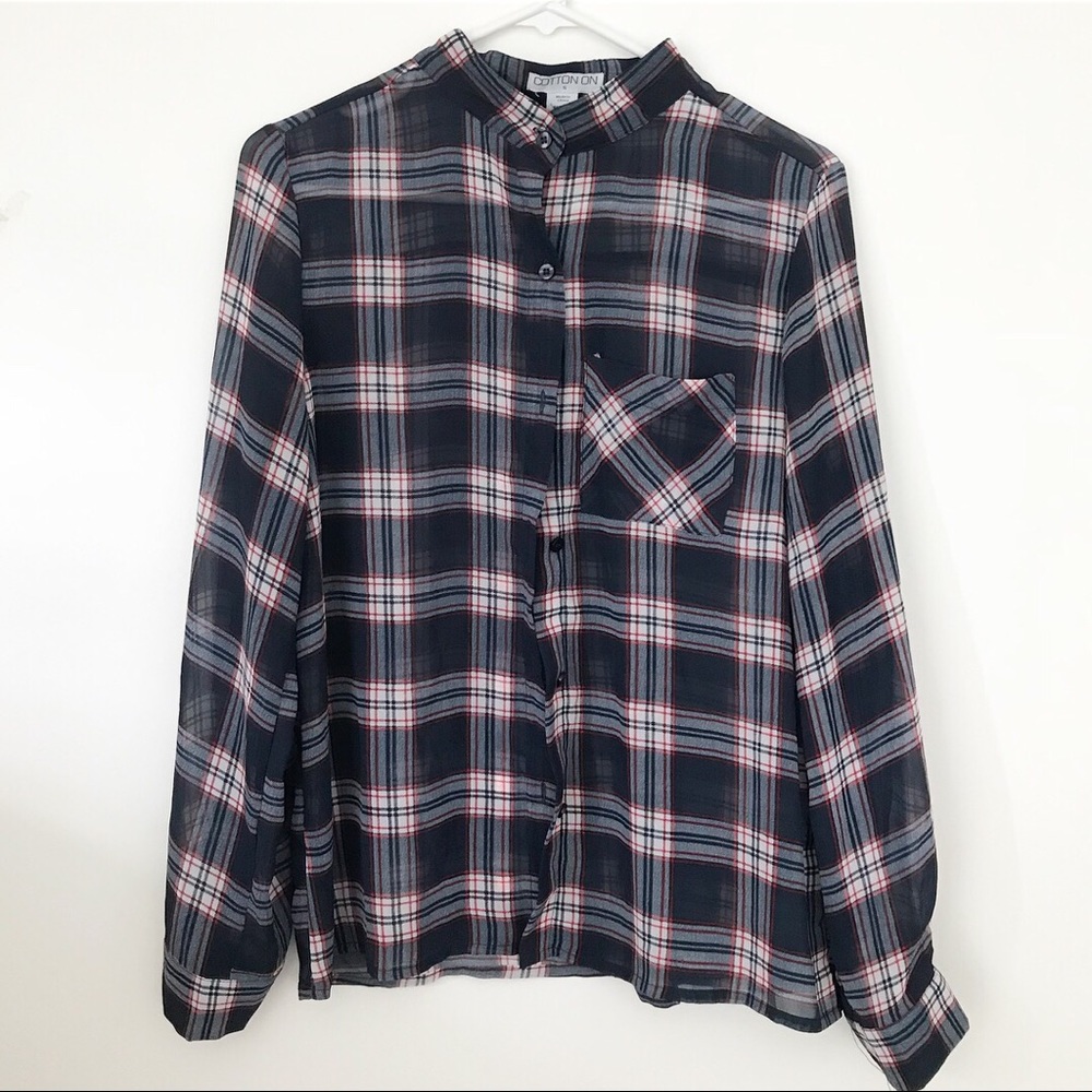 Plaid button down - Picture 2 of 3